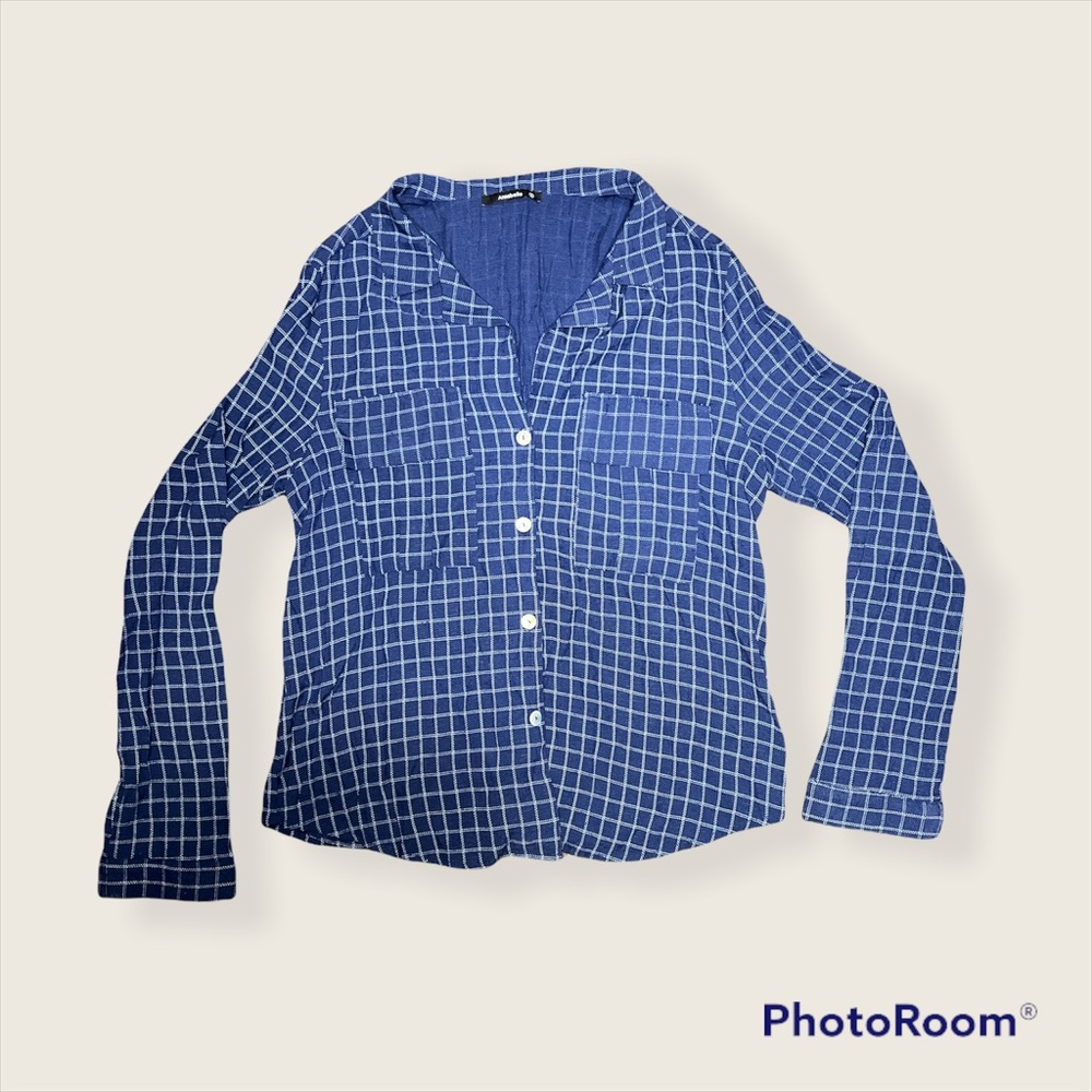 Annabelle - Geometric Patterned Lightweight Buttondown